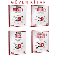 3d Yayınları 8.sınıf Matematik Fen Türkçe İnkılap S.b. Set