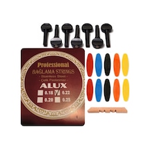 Alux 0.22 Çelik Abanoz Burgu Tezene Eşik 4'Lü Set