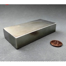Neodyum Mıknatıs 100Mm X 50Mm X 20Mm Büyük Güçlü Mıknatıs N11.41226