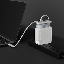 Macbook Şarj Adaptör Kılıfı 85w Magsafe 1-2 87w 96w Usb-c Uyumlu A1286 A1398 A2141 A1707 A1990 A2442 A2779 A2992 A3185 A3427 Sert Koruyucu Kapak Kablo Düzenleyici