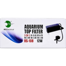 Rs 188 Akvaryum Tepe Filtre 800 L/h 12 W