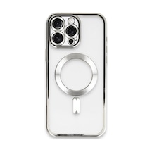 Apple iPhone Uyumlu 16 Pro Kılıf Kross Magneticsafe Kapak - Gümüş Bzsxx00 1