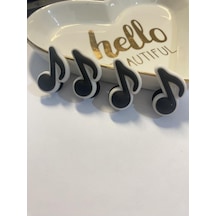 Nota Müzik Terlik Süsü Terlik Crocks Jibbitz 4 Lü Set