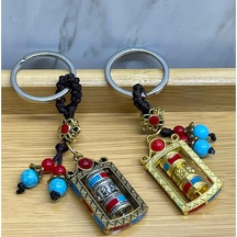 Metal Feng Shui Şans Çarkı Anahtarlık 40569350