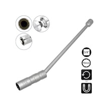 6562 Mafsallı Mıknatıslı 12 Köşe 3/8" Uzun Buji Lokma 16 Mm