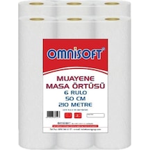 Omnisoft Extra Muayene Masa Örtüsü 50 CM x 210 M 6 Rulo