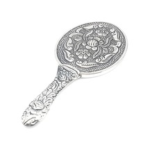 Altın Sepeti GA055 Saplı Minik Gümüş El Aynası