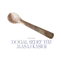 1senartbeauty Yüz Masaj Kaşığı Deniz Opal Taşı %100 İnci Annesi
