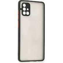 Newface Samsung Galaxy Uyumlu, A71 Kılıf Montreal Silikon Kapak - Siyah