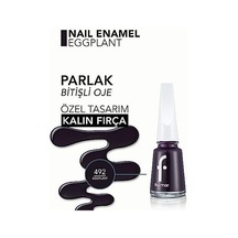 Klasik Parlak Bitişli Yüksek Pigmentli Oje -nail Enamel- 492 Eggplant New- 8682536036290