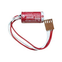 Büro Ev Ofis İçin Q Er17/33 3.6v 2/3a 4 Pın Size Lithium Pil Kahverengi Soket