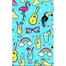 Buffalo Bandana Birds Glasses Buff Siyah
