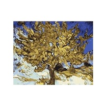Van Gogh Ağaç Sayılarla Boyama Seti - Çerçeveli, 40x50cm