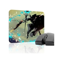 Hades 2 Kaymaz Dikişli Kauçuk Oyuncu Mousepad V4 - 22x18 Gaming Mouse Pad Fare Altlığı