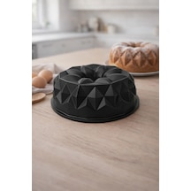 Helios Döküm Kek Kalıbı 25cm Siyah Siyah
