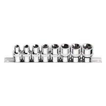 Ceta Form 8 Parça 1/2'' Dış TORX Lokma Anahtar Takımı (Raylı)
