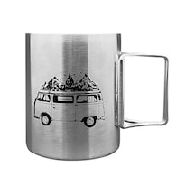 Orcamp Katlanabilir Saplı Çelik Kupa Bardak Karavan Out-1800