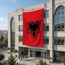 Arnavutluk Bayrağı 140gr Premium Raşel Kumaş 6x9 Metre Diğer