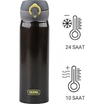 Thermos Jnl-500 Ultralight Mug 0.50l 198449 Charcoal Ch - 5010576984494 - Sıcak:10 Saat Soğuk:24 Saat K M Gri