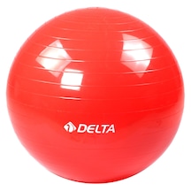 Delta 55 CM Dura-Strong Deluxe Kırmızı Pilates Topu