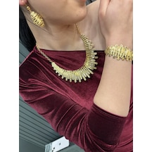 Fantazi Set 22 Ayar Altın Kaplama