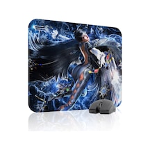 Bayonetta Kaymaz Dikişli Kauçuk Oyuncu Mousepad V5 - 48x40 Xl Gaming Mouse Pad Fare Altlığı