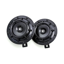 12v 115db 435/335hz Demir Çift Tonlu Arabalar, Motosikletler İçin 125mm Siyah Elektrikli Klöşe 2 Adet