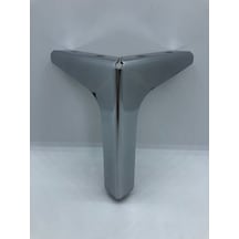 Metal,12 9 9 Cm Krom Kaplama , Koltuk,baza Mobilya Ayağı 4 Adet
