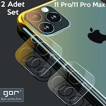 Gor İphone 11 Pro/ 11 Pro Max Tempered Kamera Koruma Cam 2adet Set- 5775
