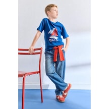 Defacto Straıght Fıt Düz Paça Jean Pantolon Erkek Çocuk B5740a826smnm28 Mavi-nm28