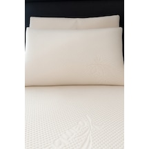 Konfor Bambu Sıvı Geçirmez Ses Yapmayan Fitted Koruyucu Yatak Pedi Beyaz - 745855531 Beyaz