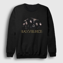 Presmono Unisex Band Black Veil Brides Sweatshirt Siyah
