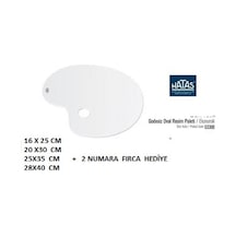 HATAS   GODESİZ   RESİM PALETİ   16X25 CM  + FIRCA  HEDİYE