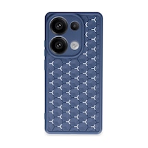 Realme C65 Kılıf Petek Silikon Kapak - Lacivert -