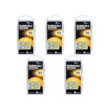 Duracell 10 Numara Işitme Cihazı Pili 5 Paket 30 Adet Kulaklık