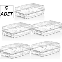 5 Adet Kadın Ayakkabı Saklama Kutusu Hava Delikli 5'li Saklama Seti -