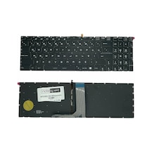 Msi İle Uyumlu Gs73-7re Stealth Pro, Gs73vr 6rf Stealth Pro Notebook Klavye Işıklı Siyah Tr