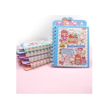 Sevimli Tavşan Ayraçlı A5 Not Defteri 14x18 Cm - Mavi