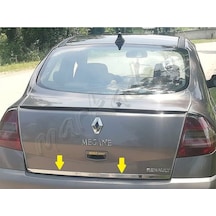Renault Megane 2 Sedan Krom Bagaj Alt Çıta 2004-2010 Paslanmaz Çe N11.4004