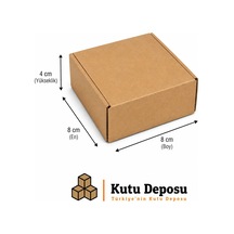 8x8x4 Cm E-ticaret Ve Kargo Kutusu-kilitli Takı Kutusu 100 Adet