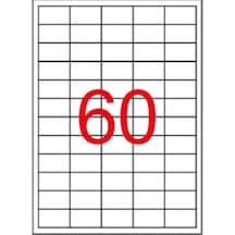 Goldmoon 2043 Laser A4 Sayfa Etiketi 40X24MM 100'lü Paket