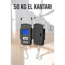Lvsqvr El Terazisi Dijital Göstergeli Pilli 50 Kg Ağırlık Ölçer Çok Renkli