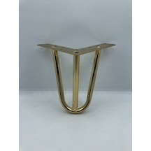 Metal,3mil 12*12*12 Cm Gold, Koltuk,Dolap,Baza, Ayağı ( 4 ADET)