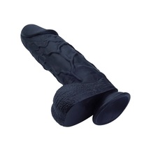 Red Fox 26cm Siyah Realistik Dildo No:155