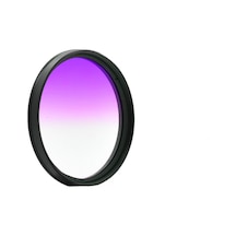 Dhd 62mm Degrade Gradual Kademeli Mor Purple Efekt Filtre