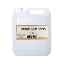 Sıvı Mum Boyası Hardal 5 Litre Renksiz