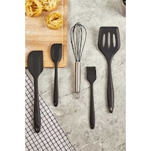 Leony Isıya Dayanıklı Yanmaz Yapışmaz 5 Adet Silikon Seti