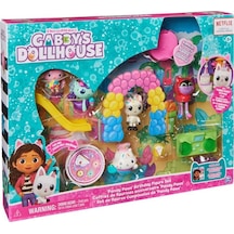 Gabby's Dollhouse Gabbynin Hayal Evi Pandi Patinin Doğum Günü Seti 6067141