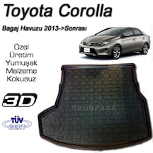 Toyota Corolla Uyumlu Sedan Bagaj Havuzu 2013 Sonrası