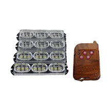 Space Çakar Lamba Uzaktan Kumandalı 4'lü 9x4 Led Beyaz-beyaz/kırmızı-mavi / Lapa519